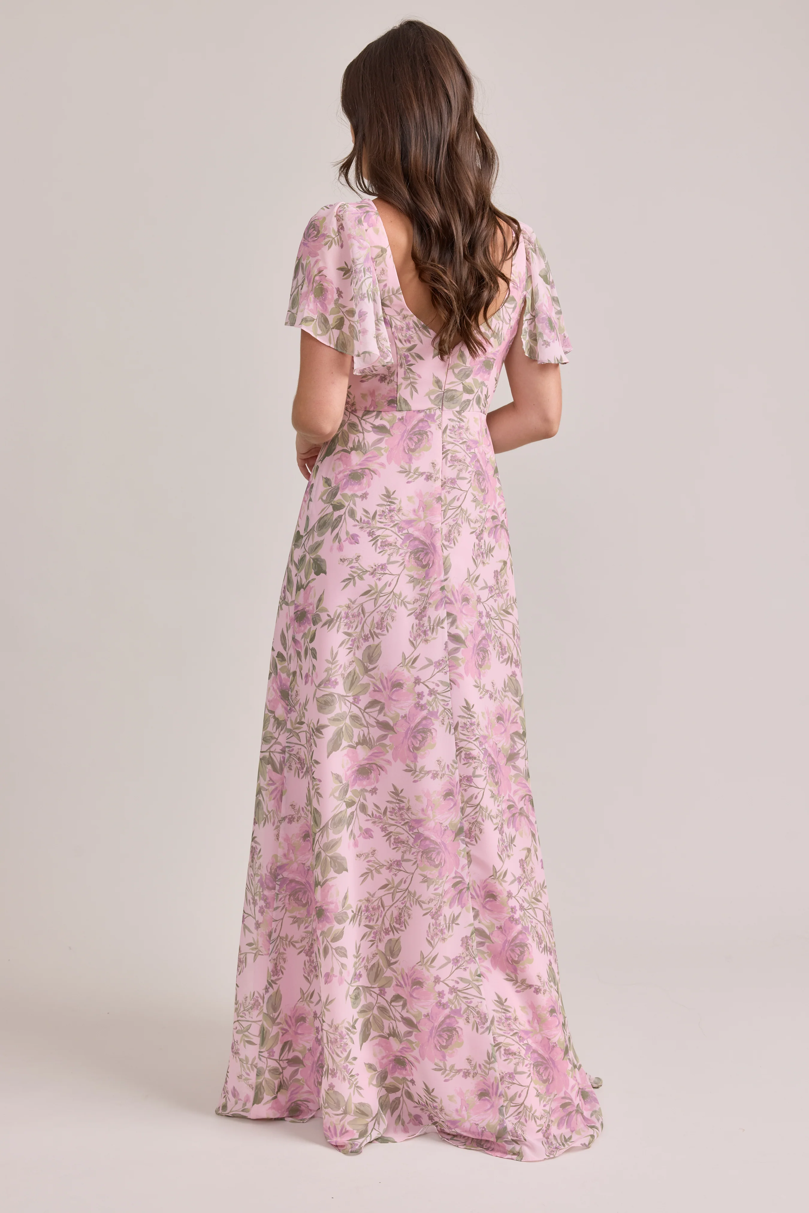 Madeline Convertible Chiffon Floral Print Dress | Made To Order - Image 44