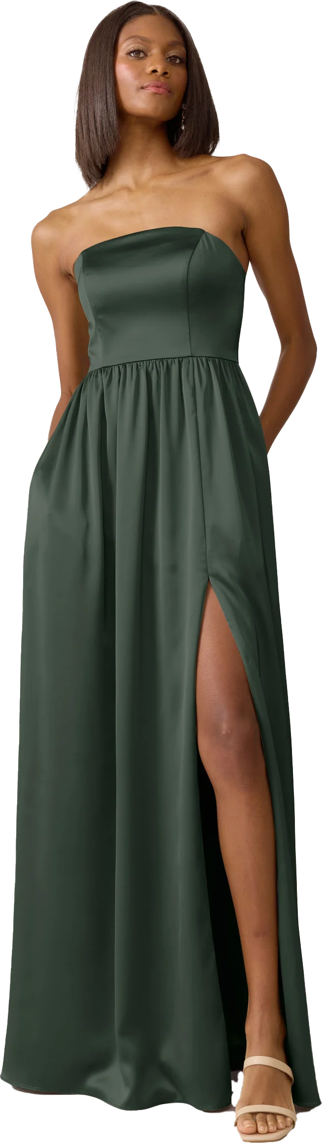 Maren Satin Dress | Made To Order - Image 116