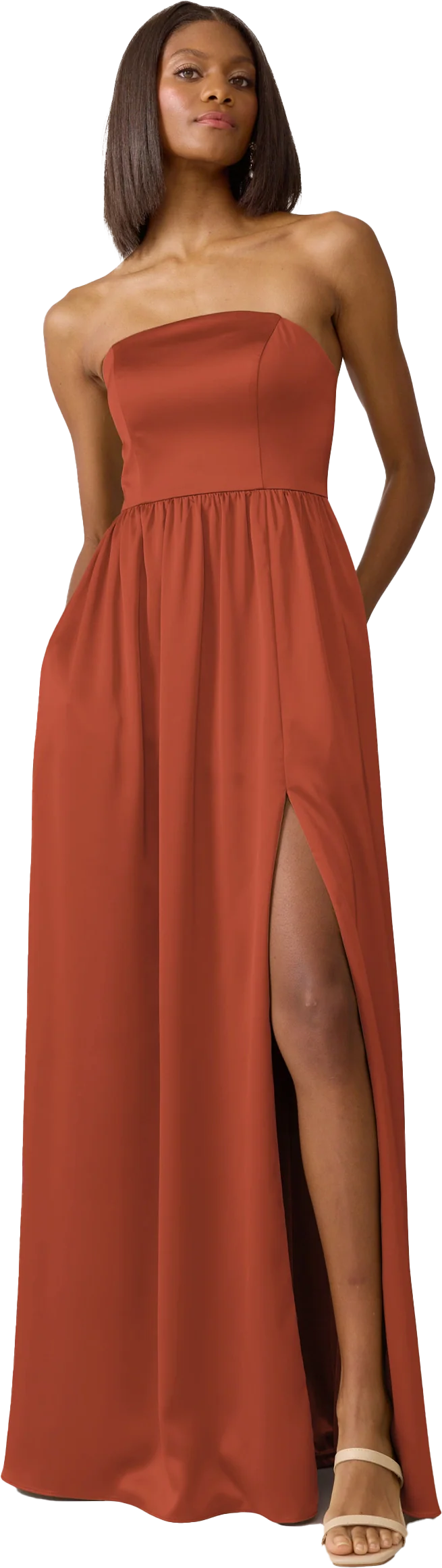 Maren Satin Dress | Made To Order - Image 146