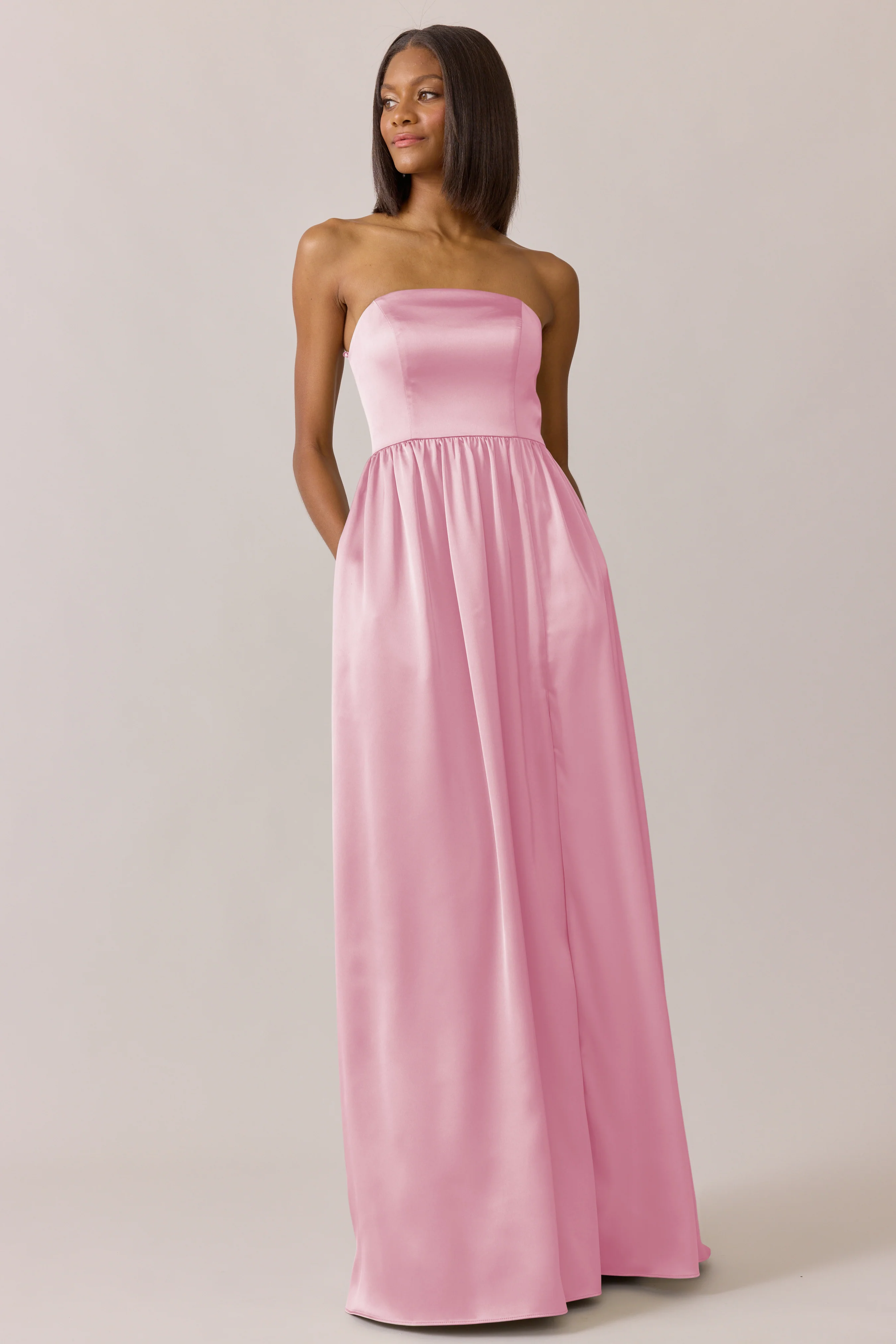 Maren Satin Dress | Made To Order - Image 159