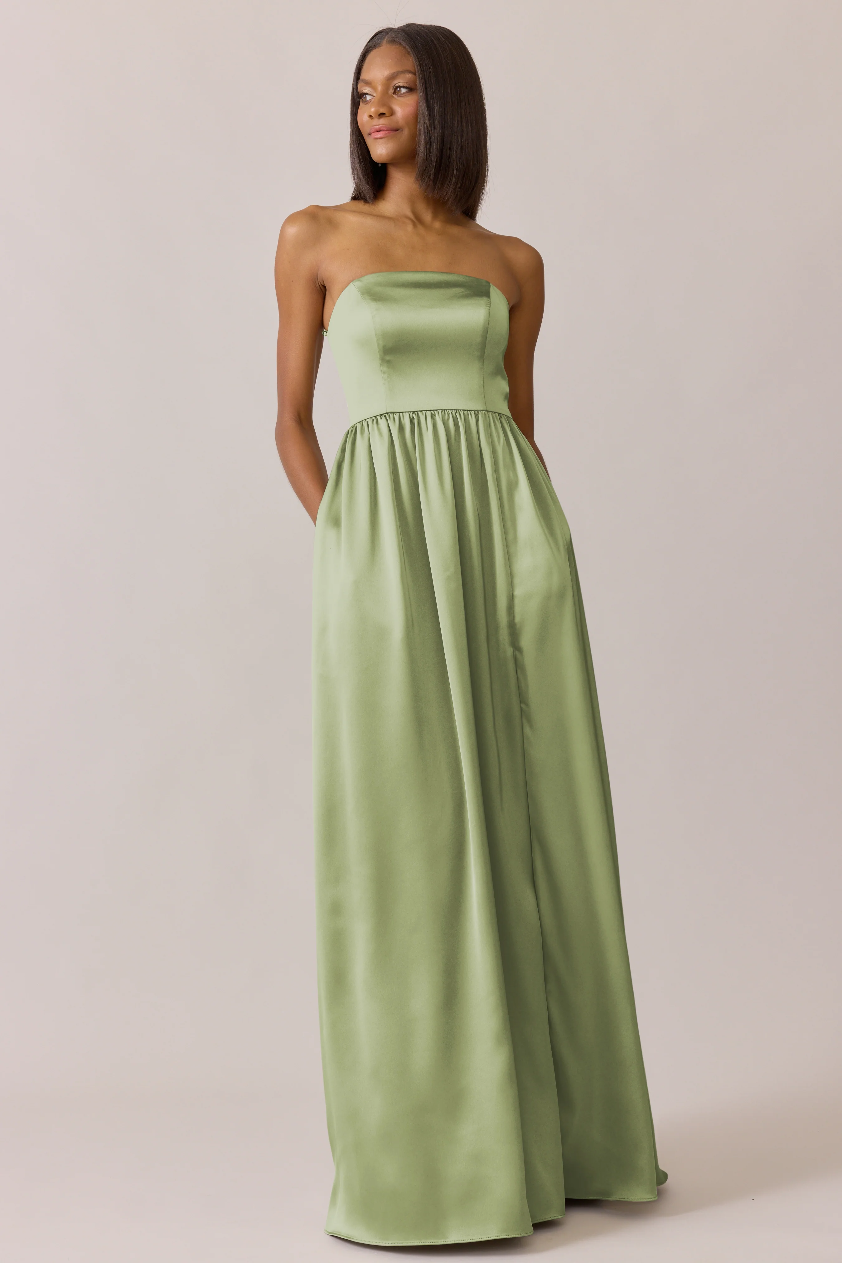 Maren Satin Dress | Made To Order - Image 162