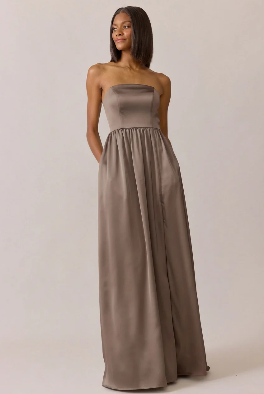 Maren Satin Dress | Made To Order - Image 170