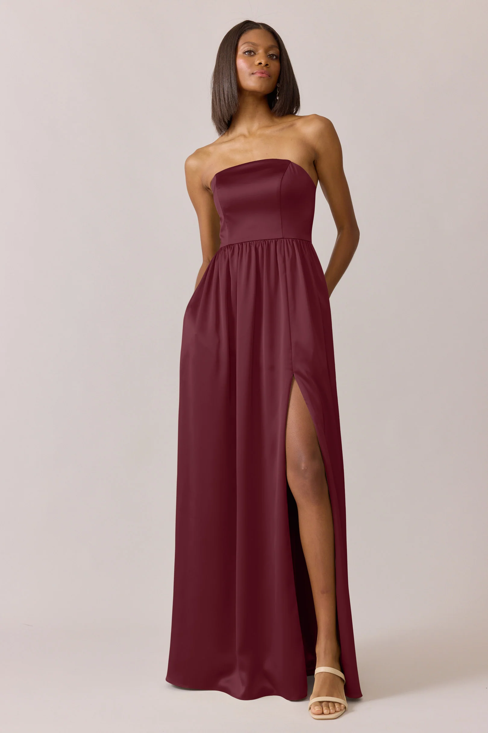 Maren Satin Dress | Made To Order - Image 93