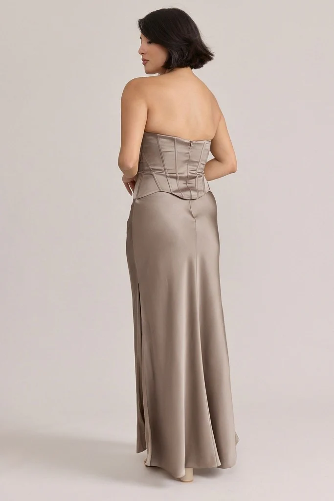 Marina Satin Dress | Made To Order - Image 100