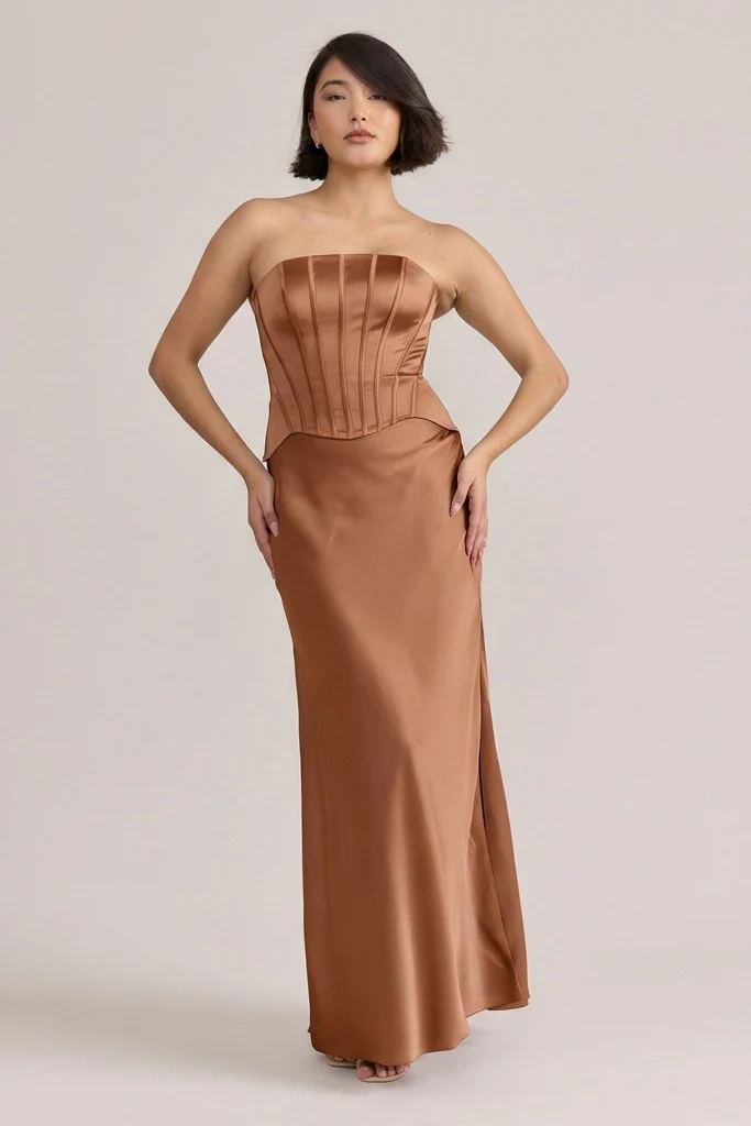 Marina Satin Dress | Made To Order - Image 101