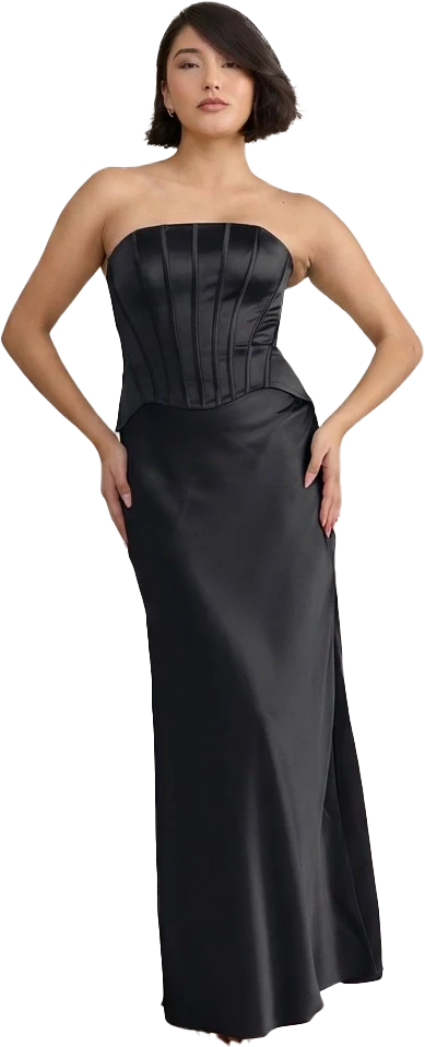 Marina Satin Dress | Made To Order - Image 117