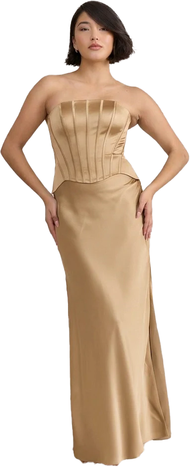 Marina Satin Dress | Made To Order - Image 135