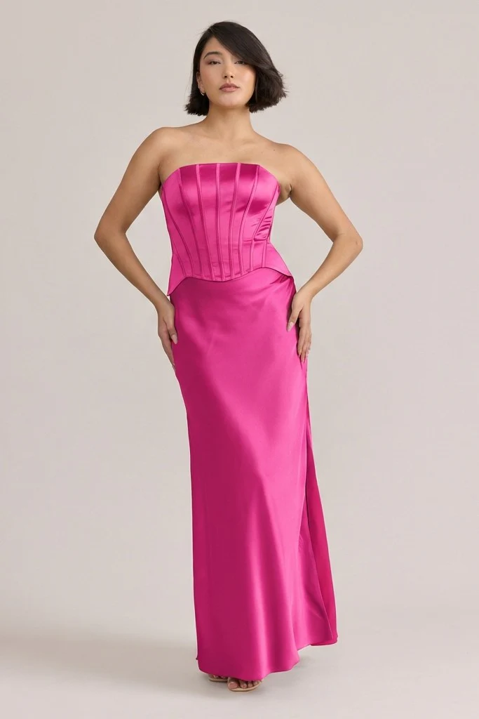 Marina Satin Dress | Made To Order - Image 14