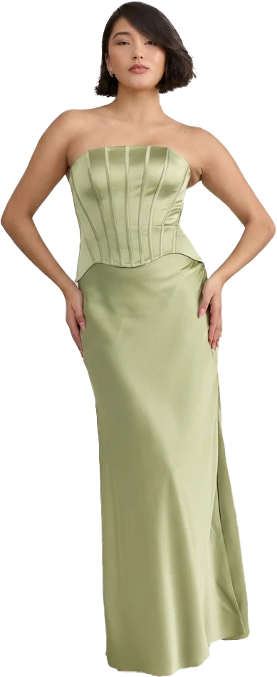 Marina Satin Dress | Made To Order - Image 143
