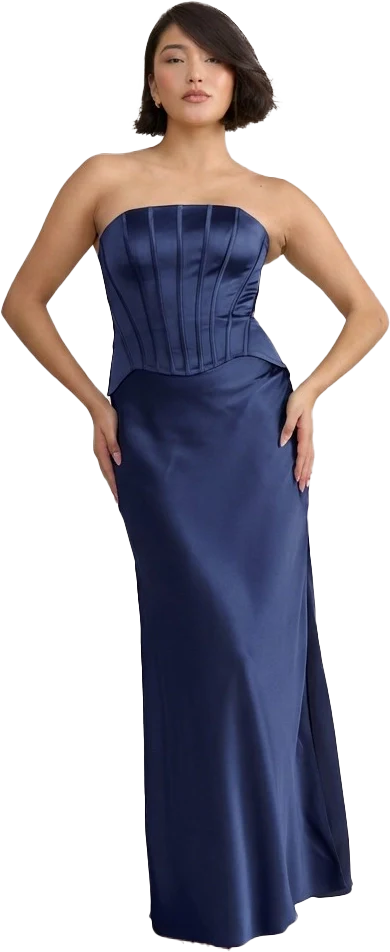 Marina Satin Dress | Made To Order - Image 146