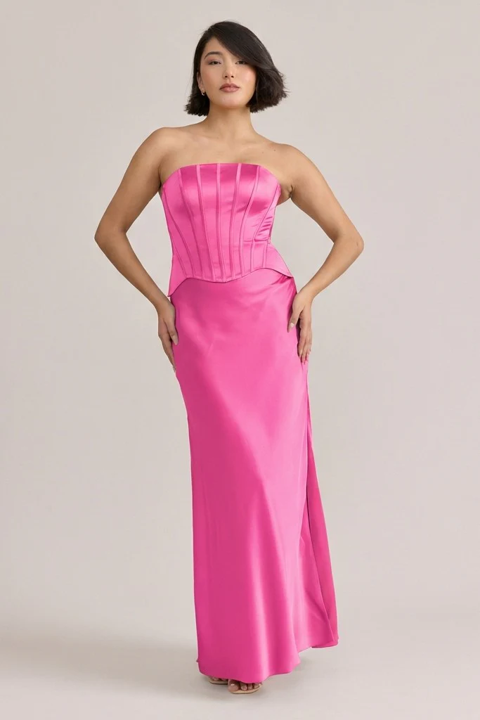 Marina Satin Dress | Made To Order - Image 15