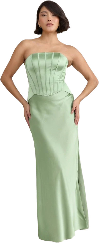 Marina Satin Dress | Made To Order - Image 151