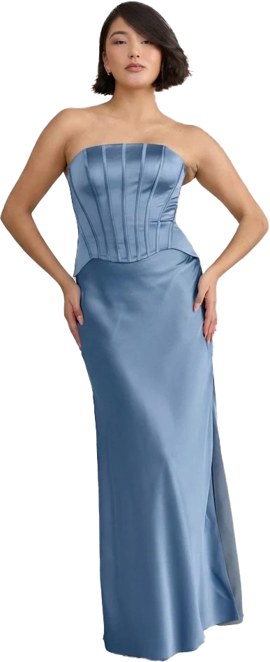 Marina Satin Dress | Made To Order - Image 153