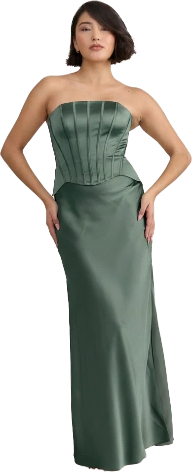Marina Satin Dress | Made To Order - Image 156