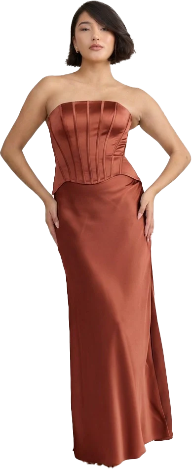 Marina Satin Dress | Made To Order - Image 165
