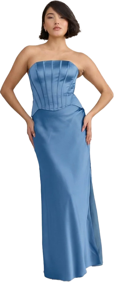 Marina Satin Dress | Made To Order - Image 167