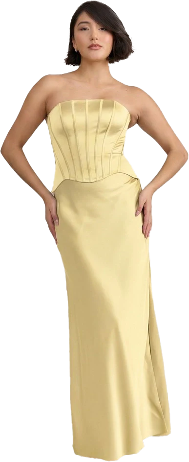 Marina Satin Dress | Made To Order - Image 169
