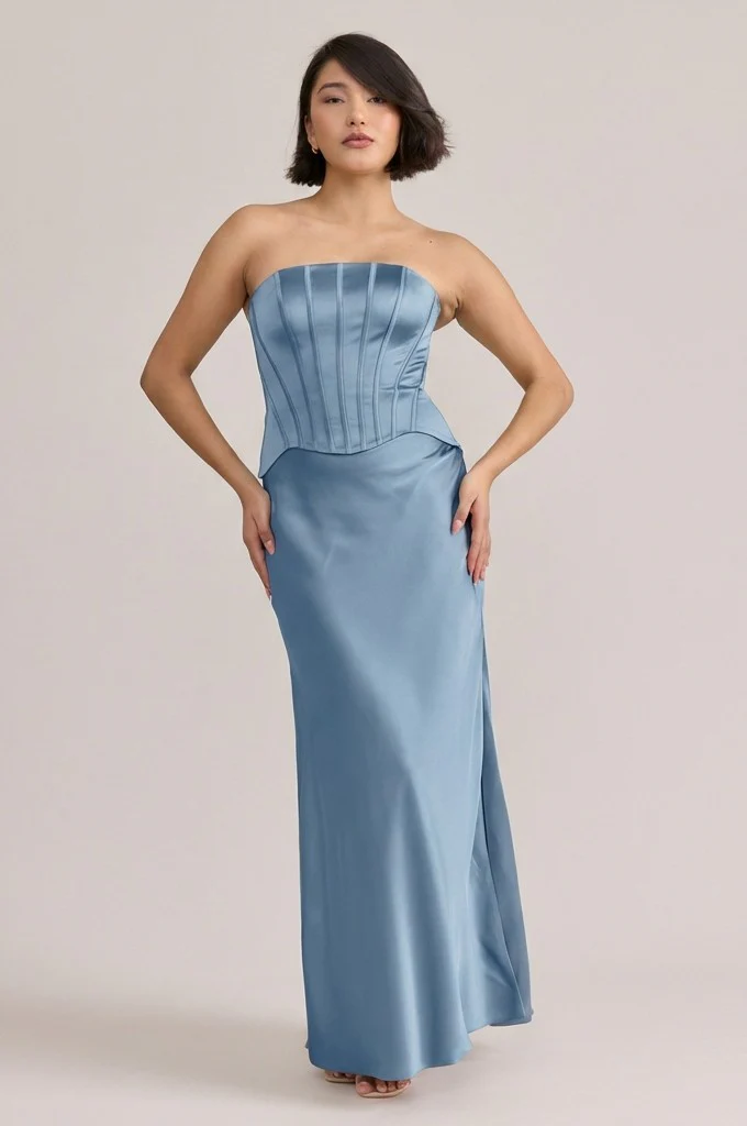 Marina Satin Dress | Made To Order - Image 30