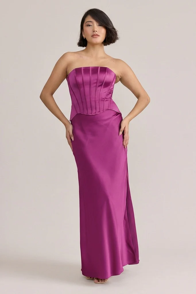 Marina Satin Dress | Made To Order - Image 31