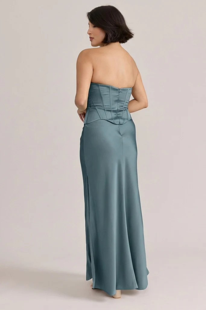 Marina Satin Dress | Made To Order - Image 49