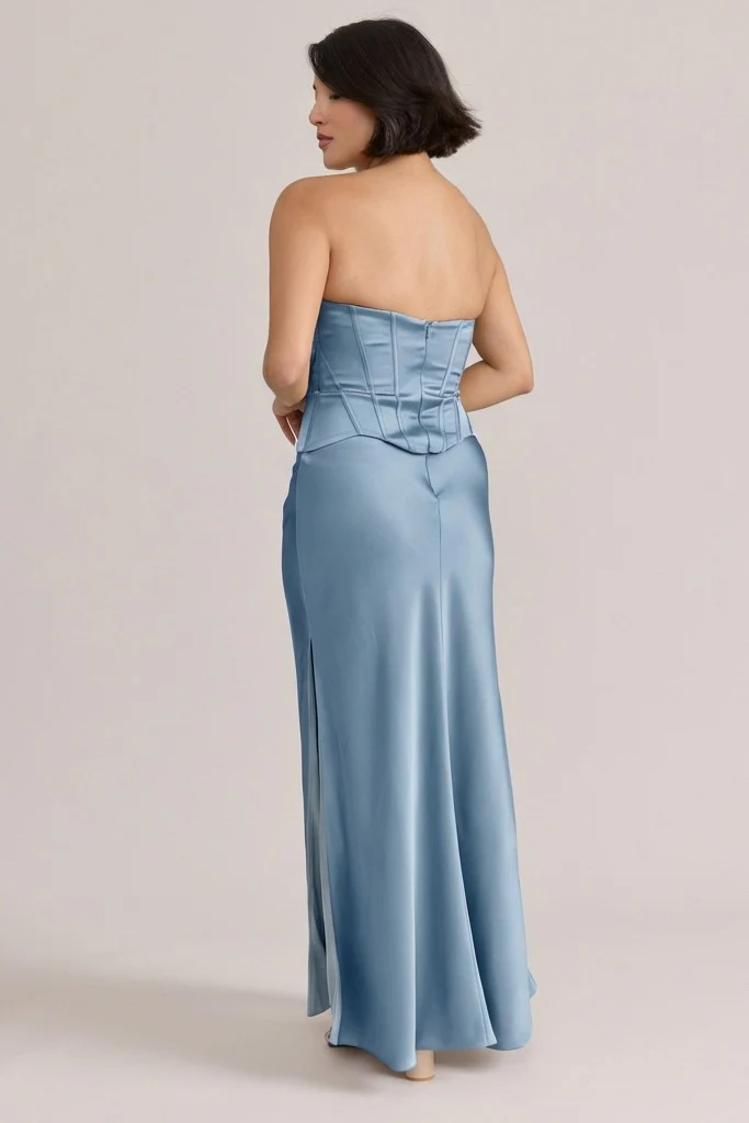 Marina Satin Dress | Made To Order - Image 50