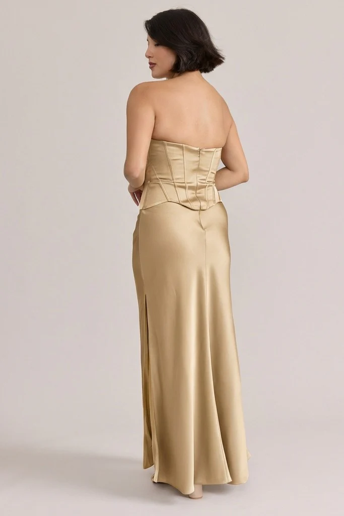 Marina Satin Dress | Made To Order - Image 53