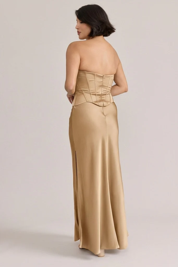 Marina Satin Dress | Made To Order - Image 55
