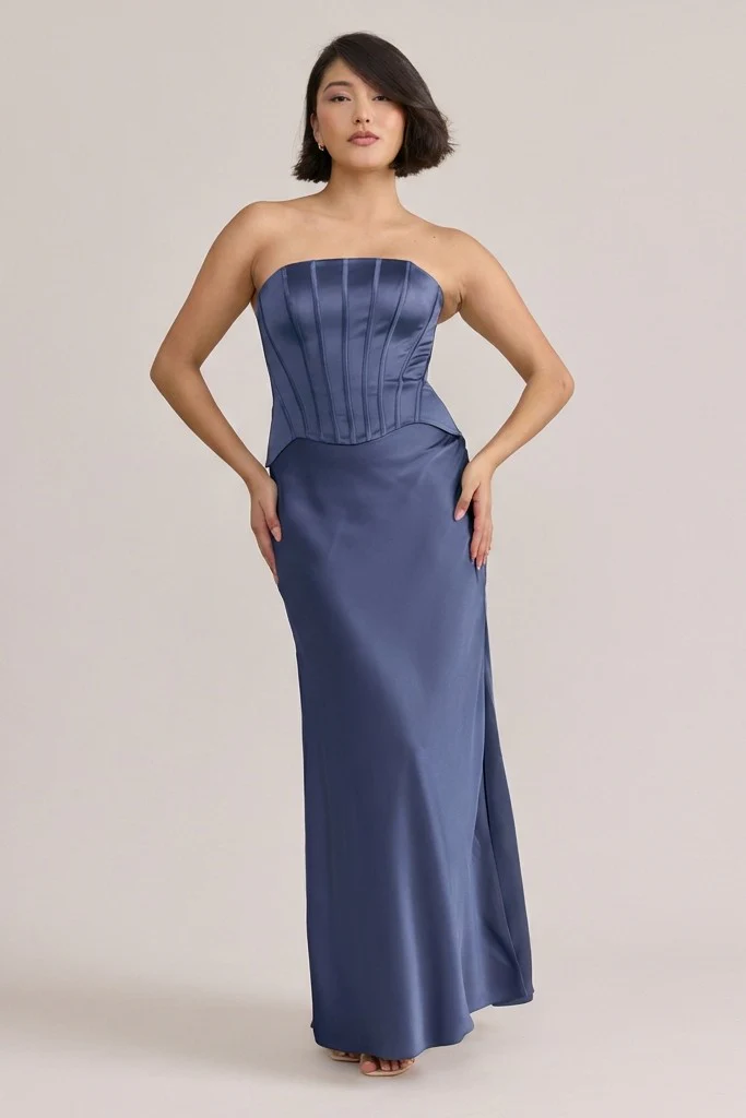 Marina Satin Dress | Made To Order - Image 57