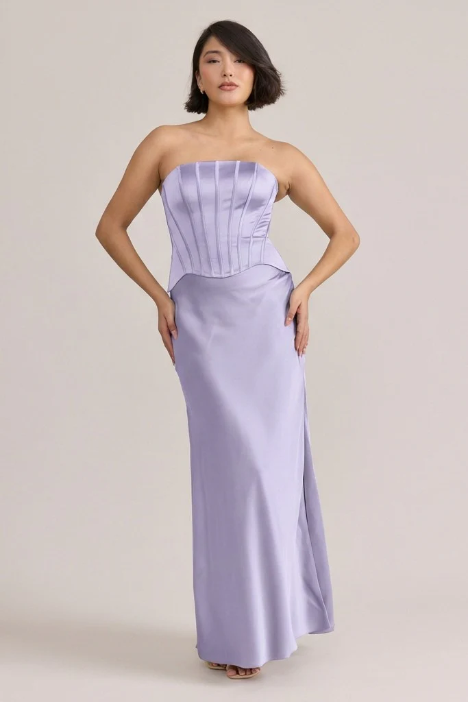 Marina Satin Dress | Made To Order - Image 61