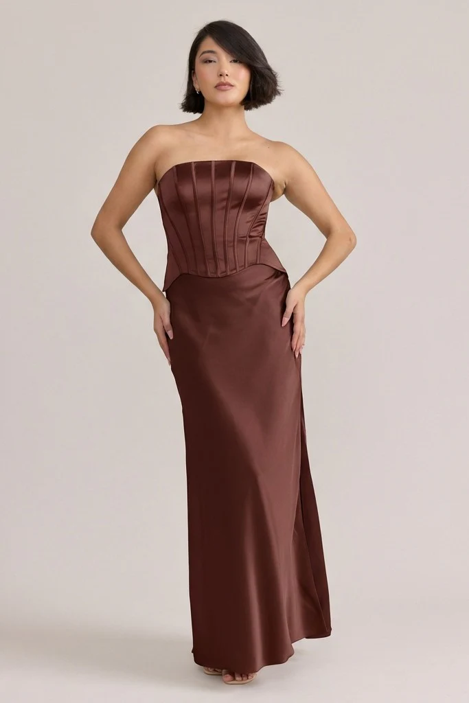 Marina Satin Dress | Made To Order - Image 65
