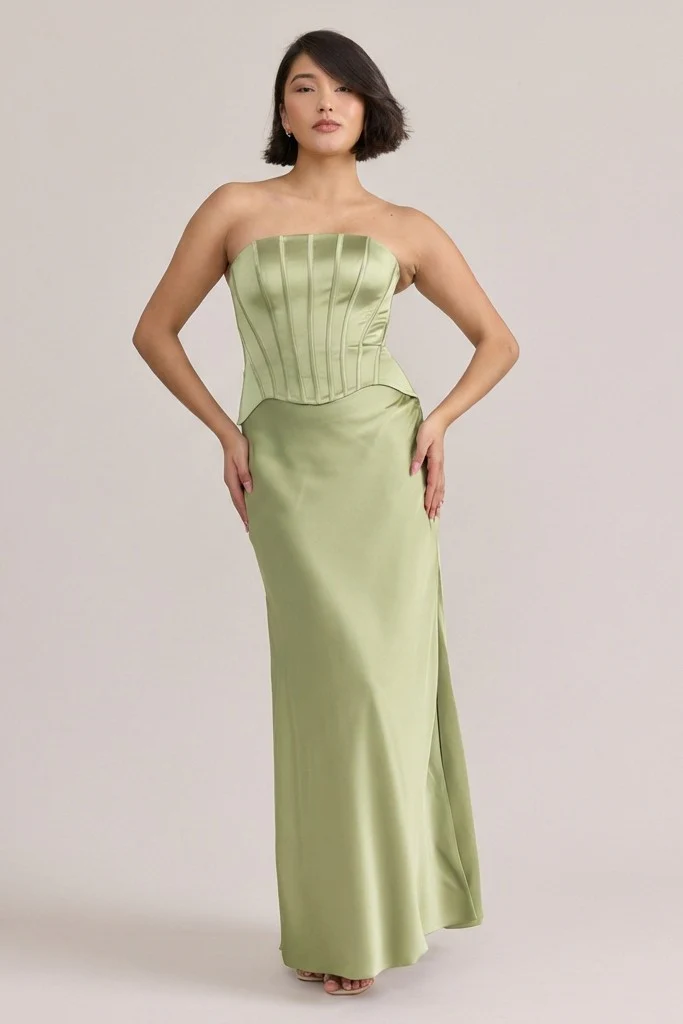 Marina Satin Dress | Made To Order - Image 68