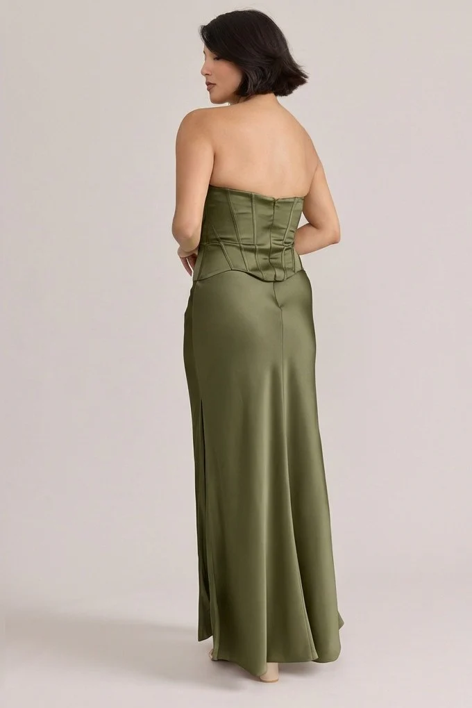 Marina Satin Dress | Made To Order - Image 73