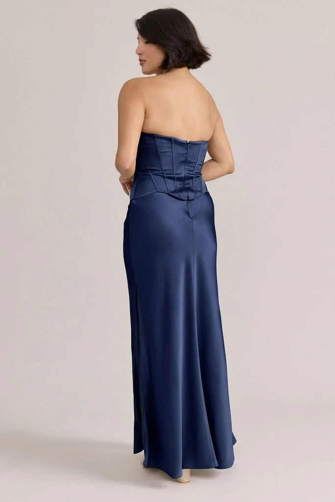 Marina Satin Dress | Made To Order - Image 75