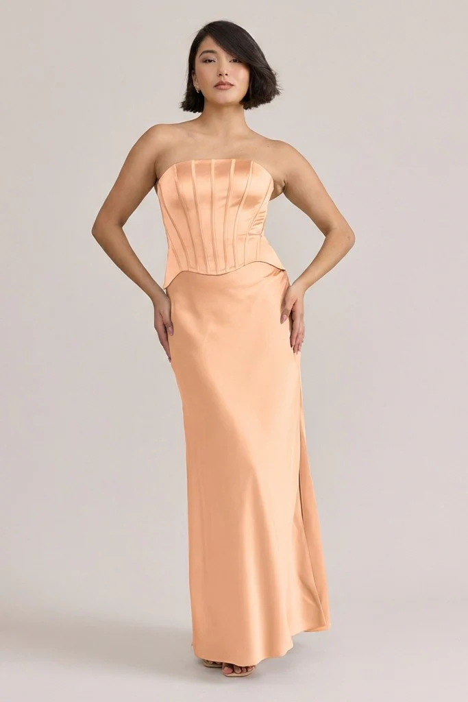 Marina Satin Dress | Made To Order - Image 78