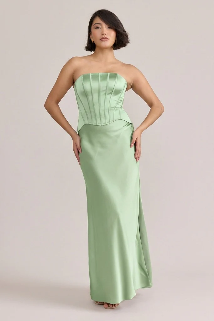 Marina Satin Dress | Made To Order - Image 80