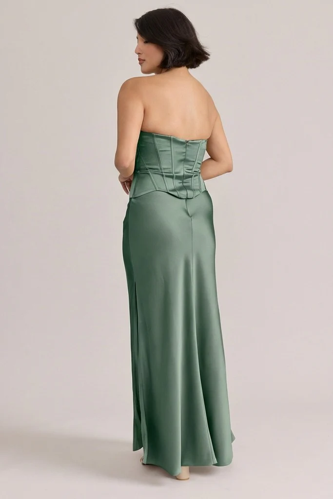 Marina Satin Dress | Made To Order - Image 90