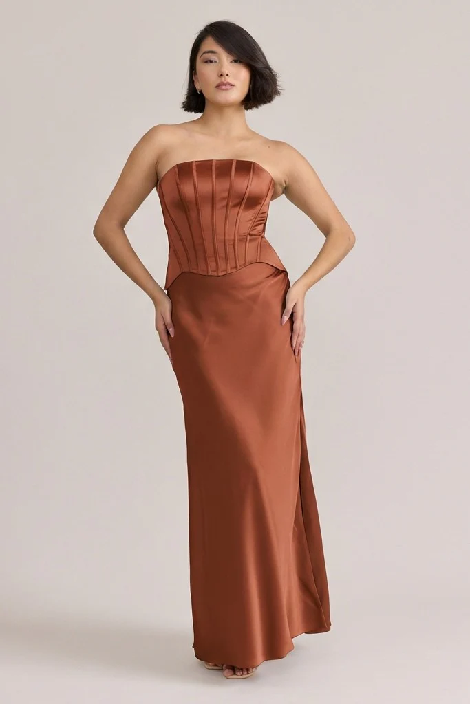 Marina Satin Dress | Made To Order - Image 92