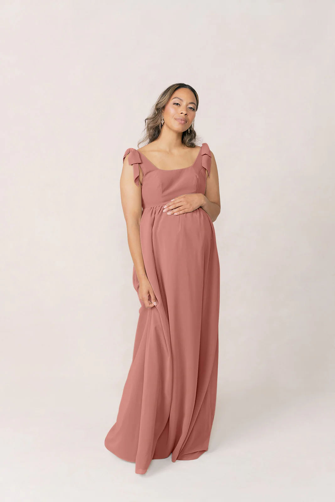 Maternity Bowie Chiffon Dress | Made To Order - Image 15