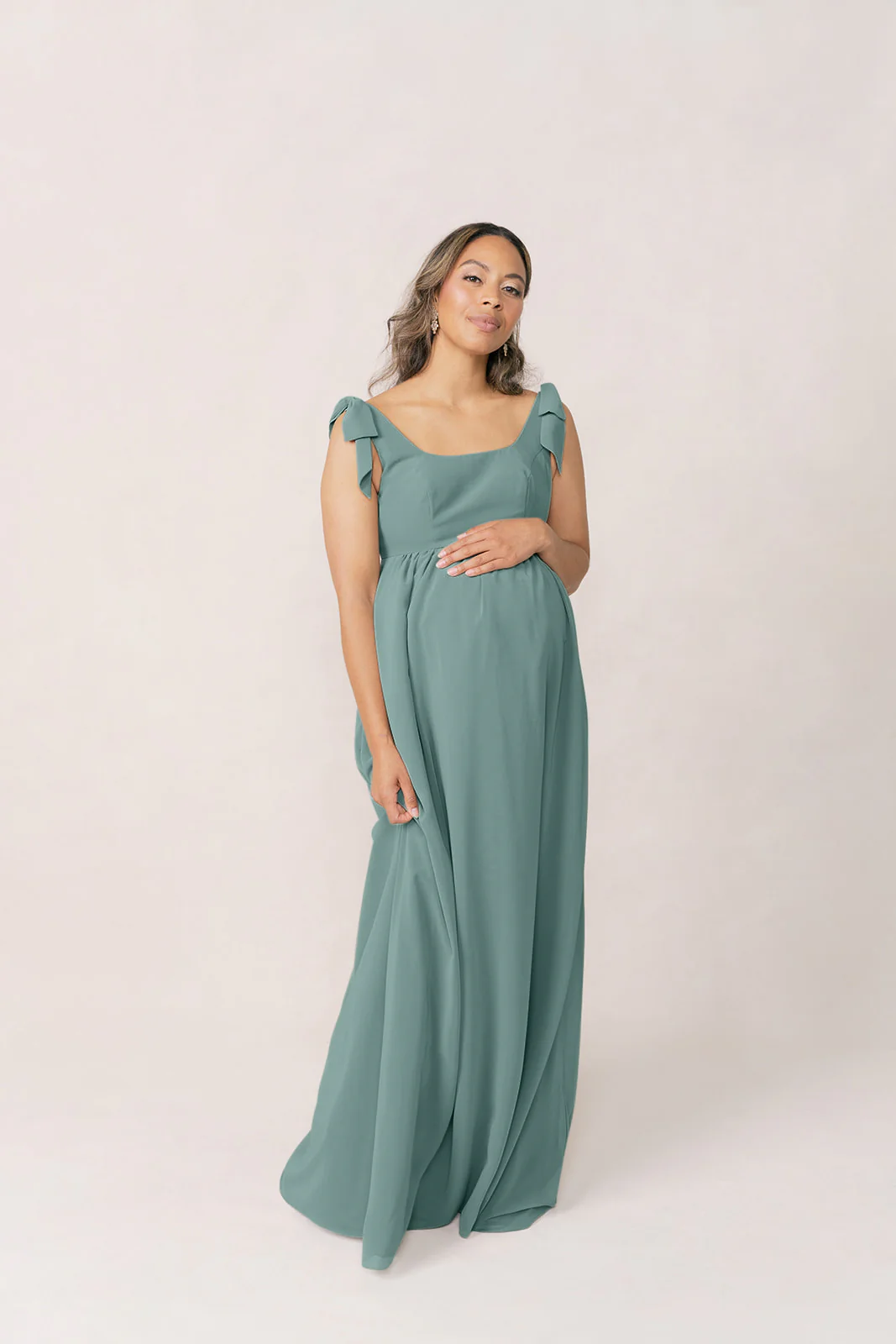 Maternity Bowie Chiffon Dress | Made To Order - Image 35
