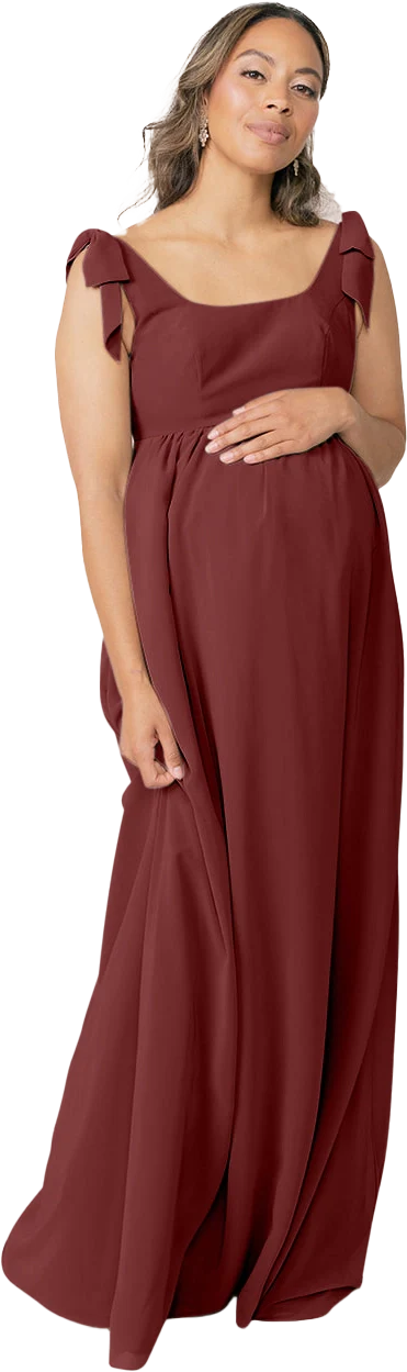 Maternity Bowie Chiffon Dress | Made To Order - Image 56