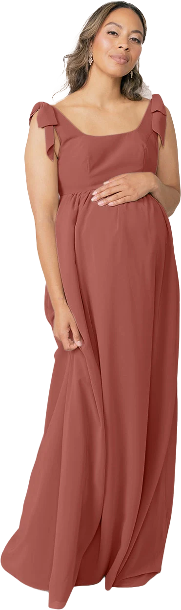 Maternity Bowie Chiffon Dress | Made To Order - Image 59