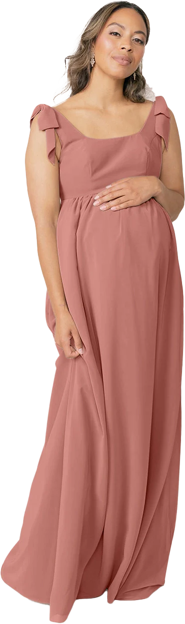 Maternity Bowie Chiffon Dress | Made To Order - Image 63