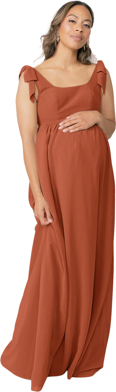 Maternity Bowie Chiffon Dress | Made To Order - Image 91