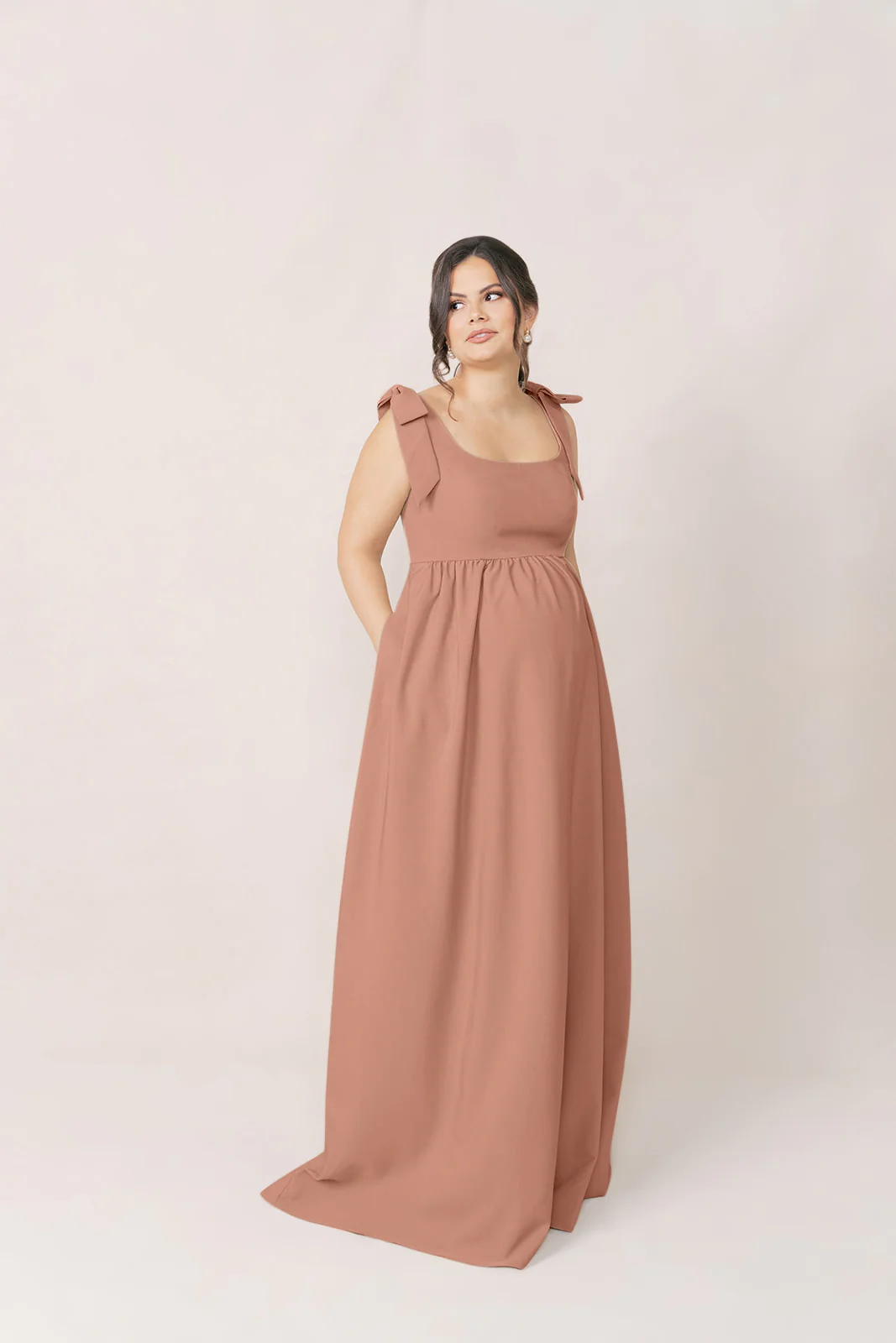 Maternity Bowie Crepe Dress | Made To Order - Image 12