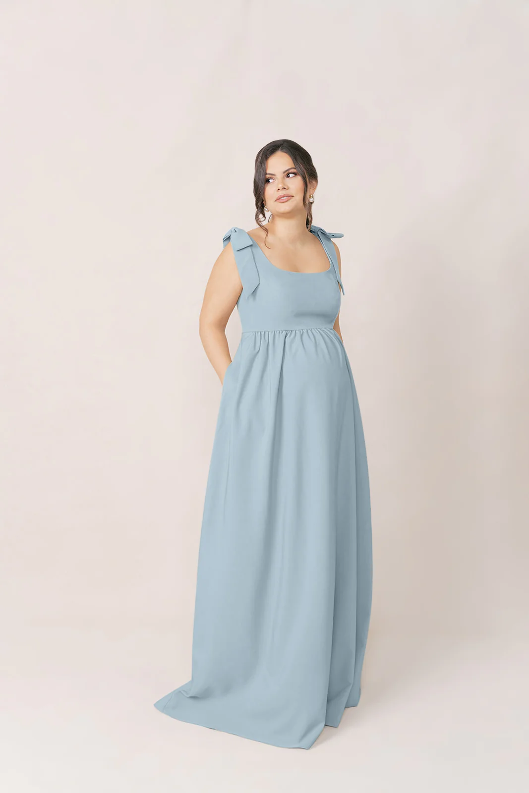 Maternity Bowie Crepe Dress | Made To Order - Image 18
