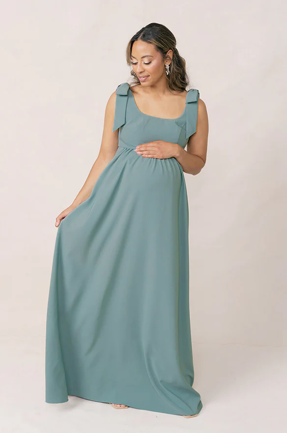 Maternity Bowie Crepe Dress | Made To Order - Image 2