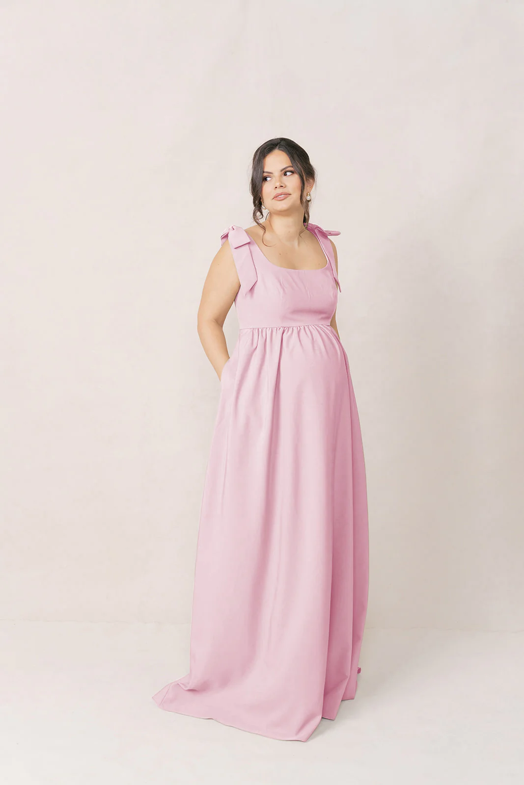 Maternity Bowie Crepe Dress | Made To Order - Image 63