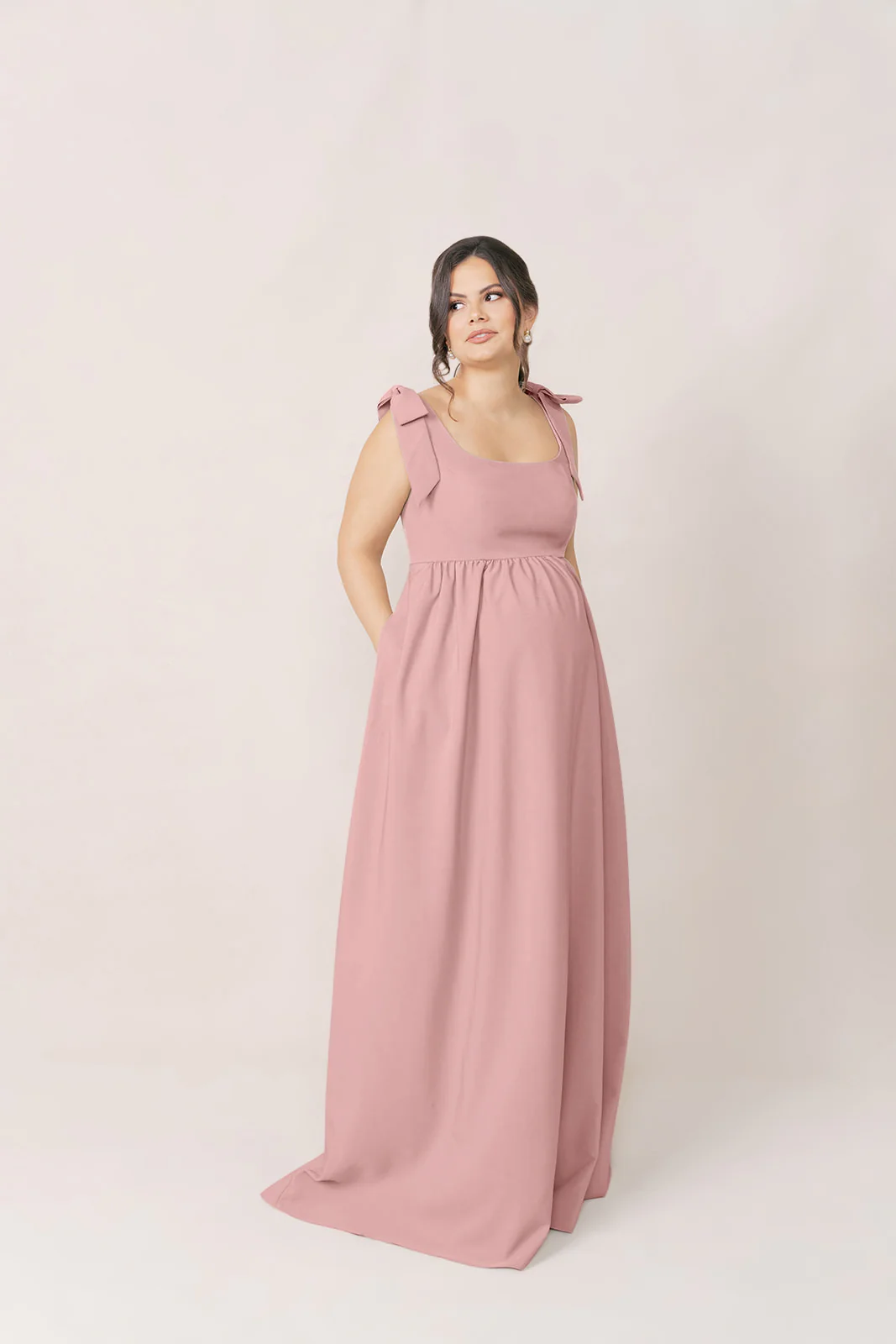 Maternity Bowie Crepe Dress | Made To Order - Image 7