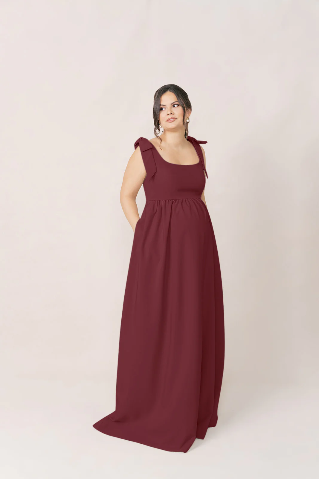 Maternity Bowie Crepe Dress | Made To Order - Image 8