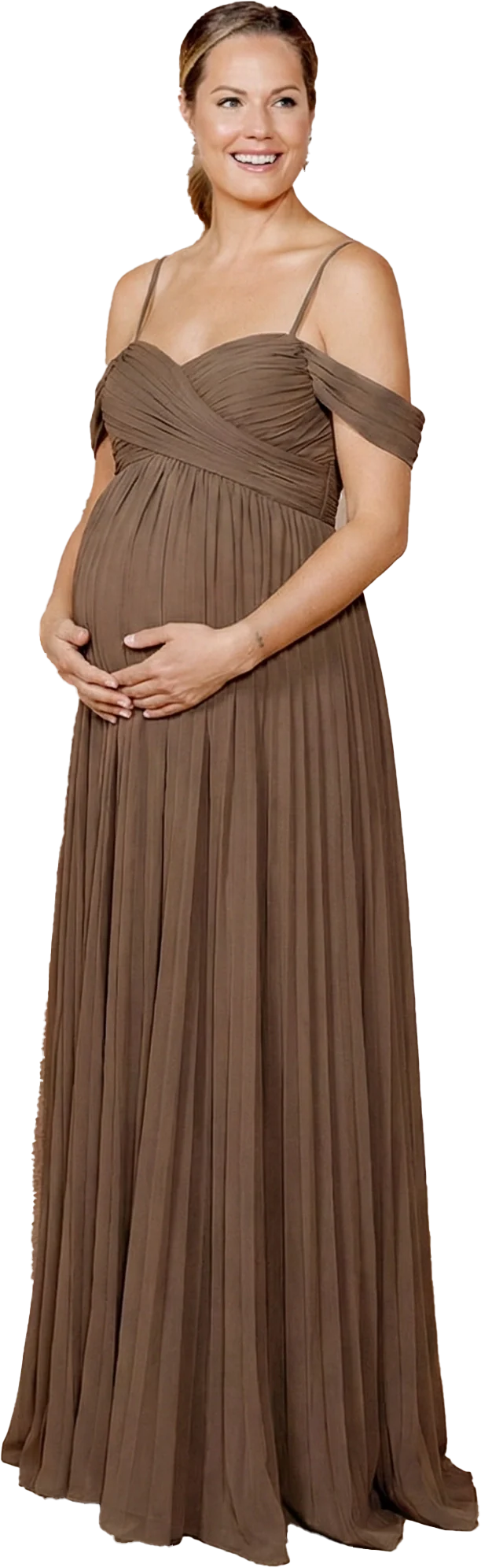 Maternity Kennedy Chiffon Convertible Dress | Made To Order - Image 112
